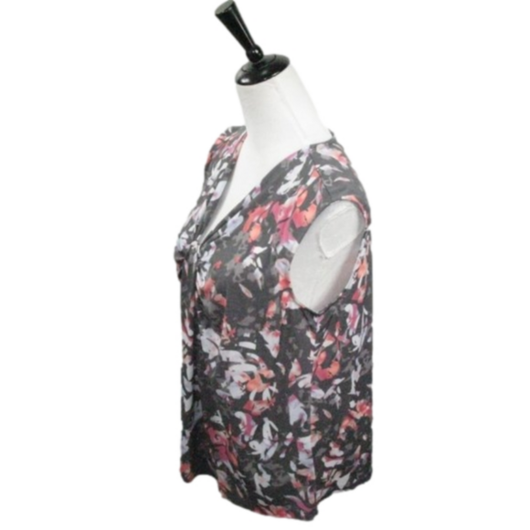 Apt. 9 Pleated Knot Neckline Sleeveless Top Size PXL - Picture 3 of 5